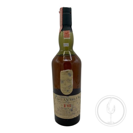 Lagavulin - Single Islay Malt Whisky 16 y White Horse Distillers Glasgow 0,70 lt. + Box RUINED LABEL - COD. 6552
