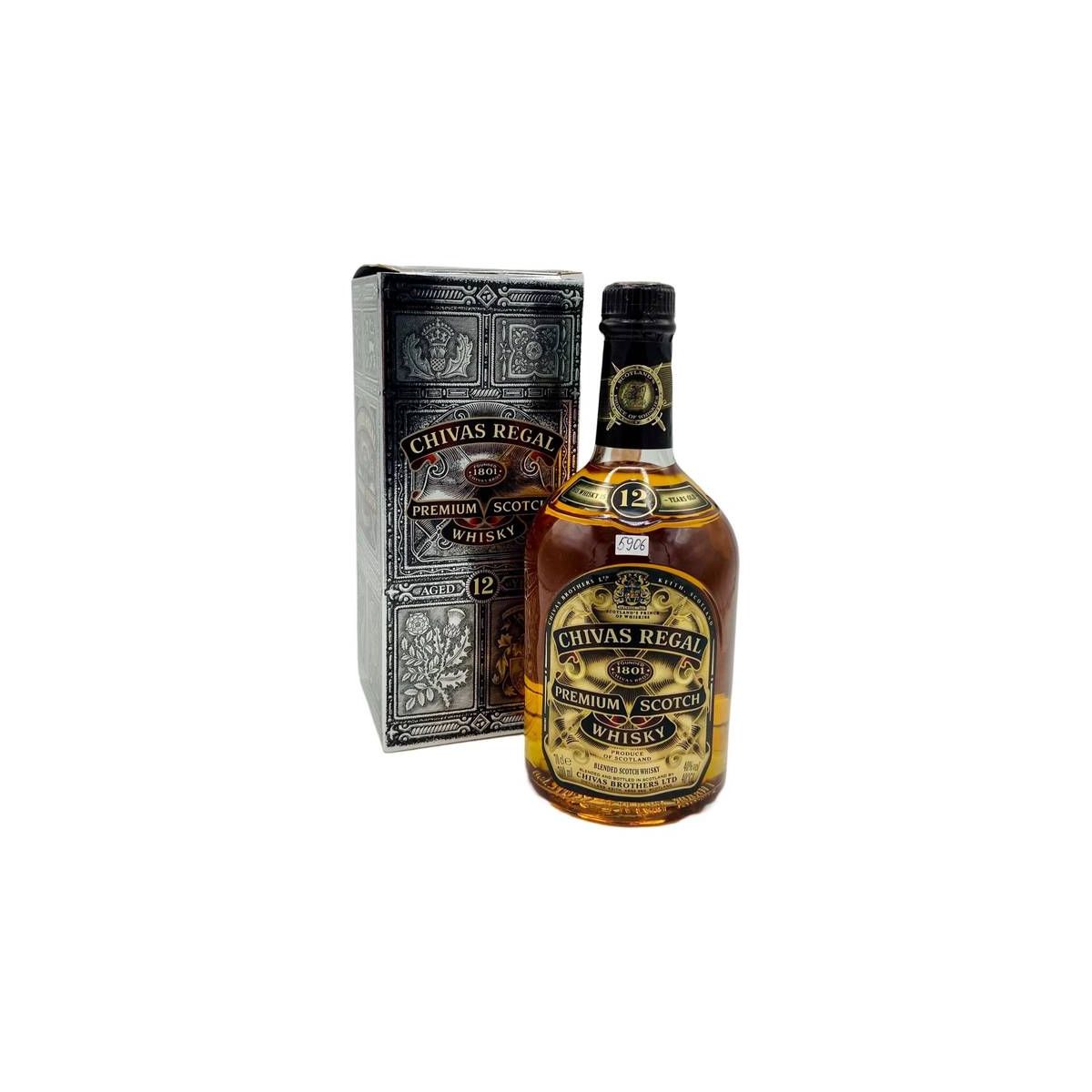 Vintage Bottle - Chivas Brothers Ltd. Chivas Regal Premium Scotch Whisky 12 y 0,70 lt. + Box - COD. 5906