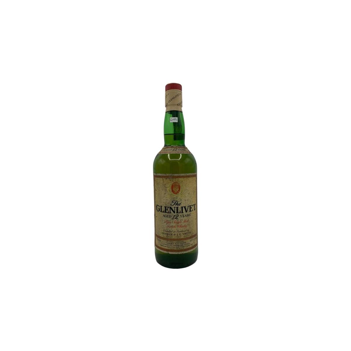 Vintage Bottle - The Glenlivet Pure Single Malt Scotch Whisky 12 y 0,75 lt. Seagram Italia import - COD. 6024