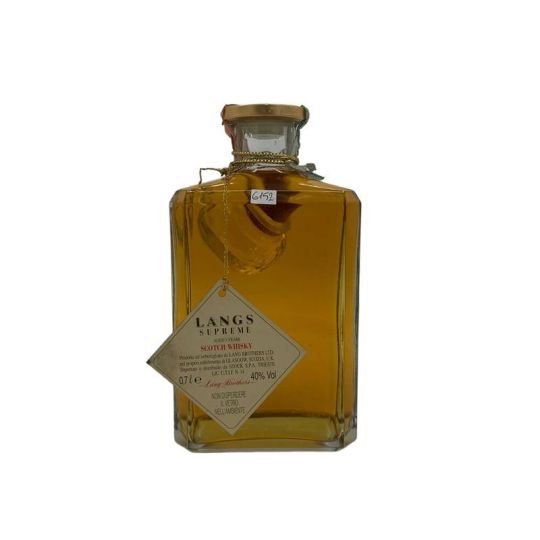 Vintage Bottle - Langs Brothers Supreme Scotch Whisky Langs Supreme 5 y Decanter 0,70 lt. - COD. 6152