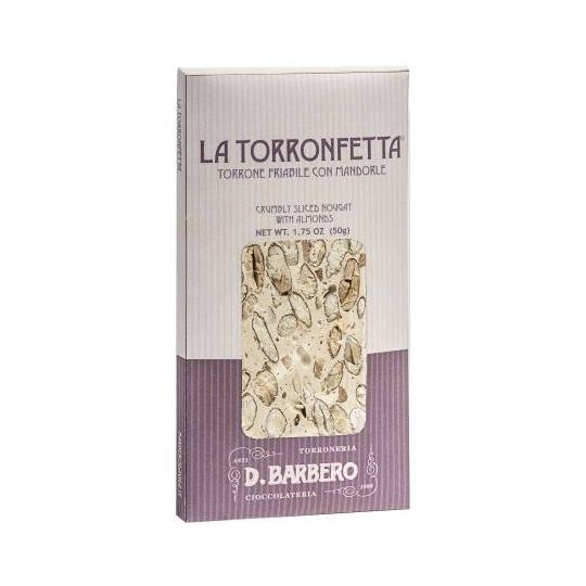 D. Barbero - Torrone La Torronfetta singola con Mandorle 50 gr.