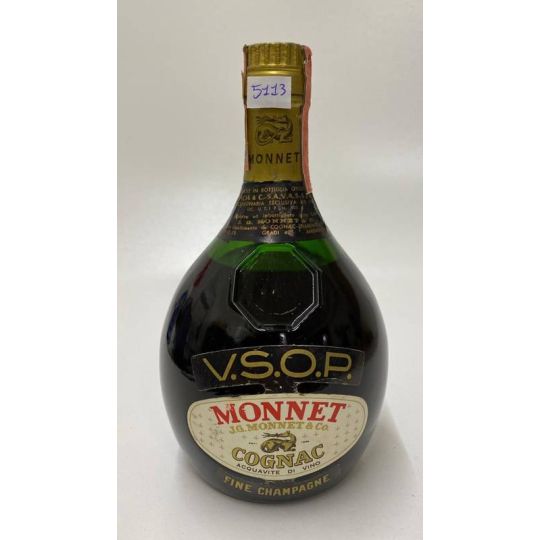 Vintage Bottle - J.G. Monnet Cognac Acquavite di Vino Fine Champagne 40.0° 0,73 lt. - COD. 5113
