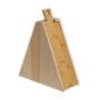Renoir - Cassetta legno porta bottiglia + Porta formaggio con tagliere (cassa vuota)
