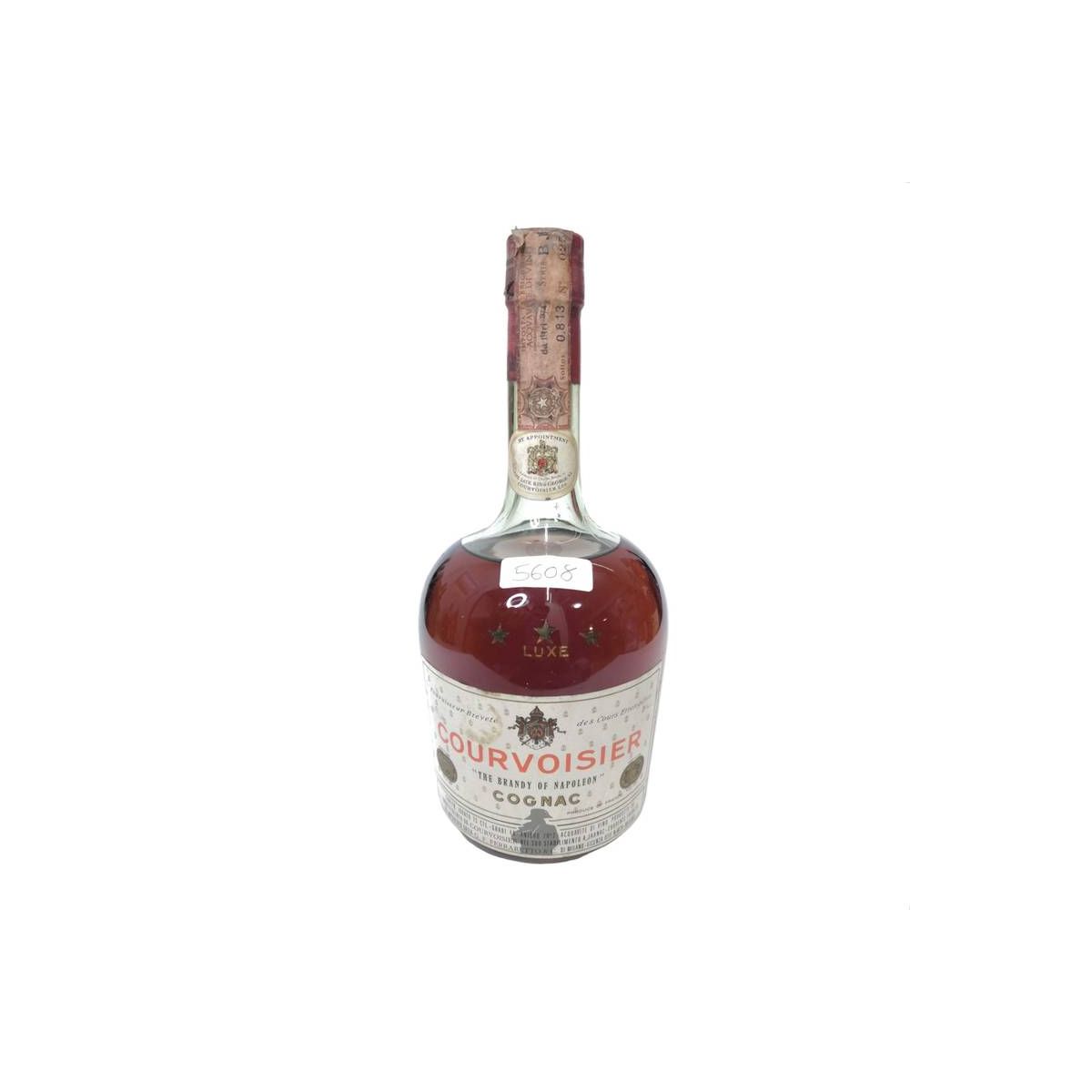 Vintage Bottle - Courvoisier Cognac Luxe 3 star 0,75 lt. G.F. Ferraretto & C. Import - COD. 5608