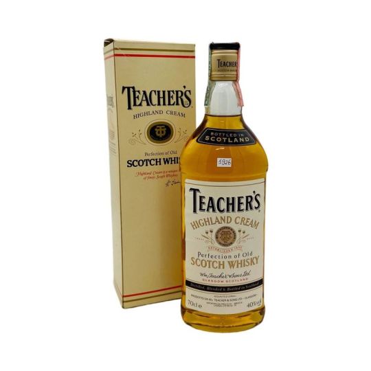 Vintage Bottle Teacher's Highland Cream Scotch Whisky 0,70 lt. + Box - COD. 5926
