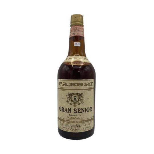 Vintage Bottle - Fabbri Gran Senior Brandy distillato di vino Riserva Speciale 0,75 lt. - COD. 5953