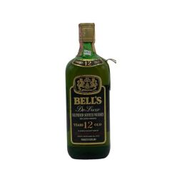 Vintage Bottle - Arthur Bell & Sons Blended Scotch Whisky Bell's De Luxe 12 y 0,75 lt. Italbell srl import - COD. 6042