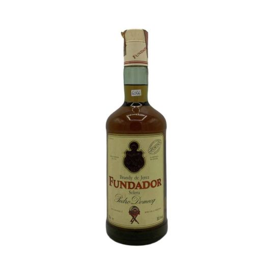 Pedro Domecq - Brandy de Jerez Fundador Solera 0,70 lt. Spirit Spa import (old version) - COD. 6044
