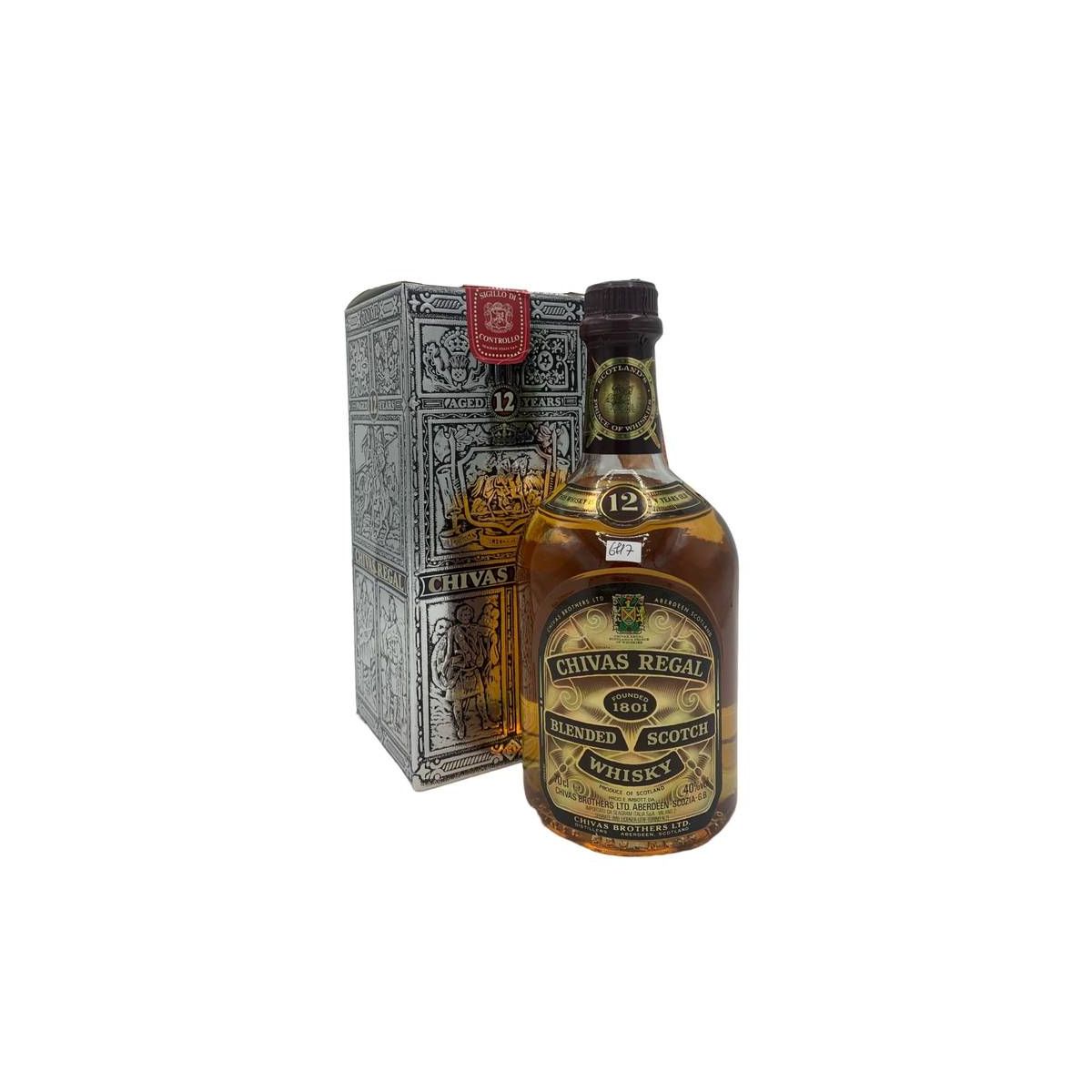 Vintage Bottle - Chivas Brothers Ltd. Chivas Regal Blended Scotch Whisky 12 y 0,70 lt. + Box - COD. 6117
