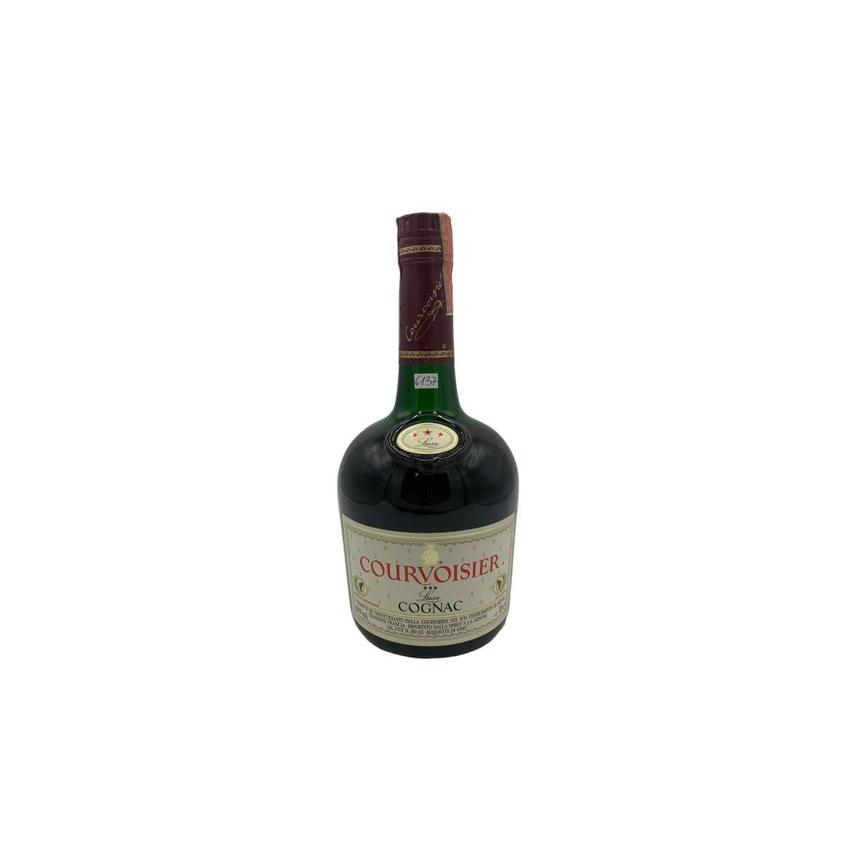 Vintage Bottle - Courvoisier Cognac Luxe 3 star 0,70 lt. Spirit spa import - COD. 6137