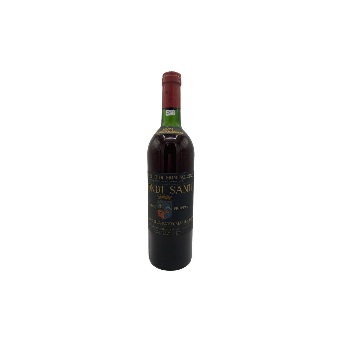 Vintage Bottle - Biondi Santi Brunello di Montalcino DOCG Tenuta Greppo 1974 0,72 lt. - COD. 4689