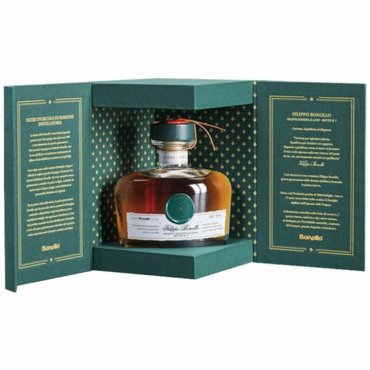 Distillerie Bonollo - Grappa Riserva 15 anni Filippo Bonollo botte n. 7 0,70 lt. + Box