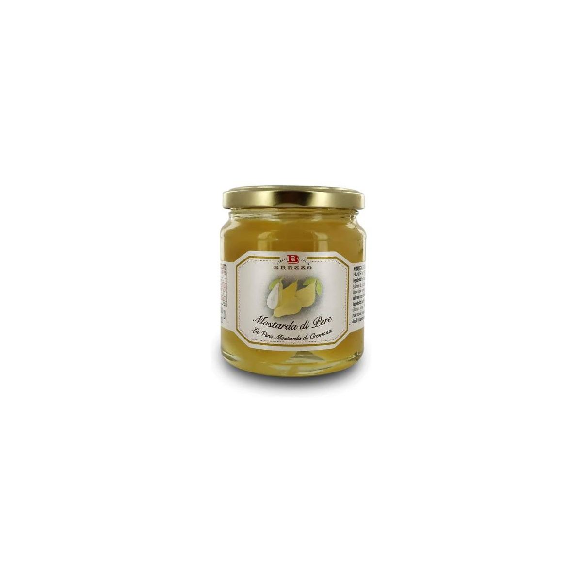 Brezzo - Mostarda di Pere - La vera Mostarda di Cremona 380 gr.