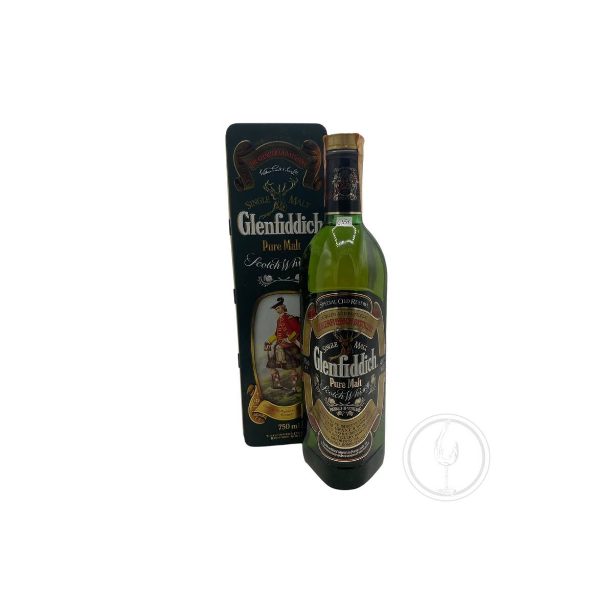 Glenfiddich - Single Malt Scotch Whisky Special Old Reserve Clan Kennedy 0,75 lt. + Box Spirit spa import - COD. 6351