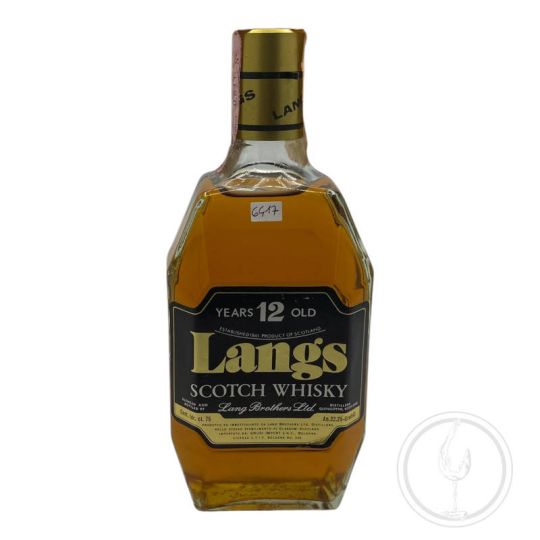 Lang Brothers - Scotch Whisky Langs 12 y 0,75 lt. + Box Gnudi Import - COD. 6417