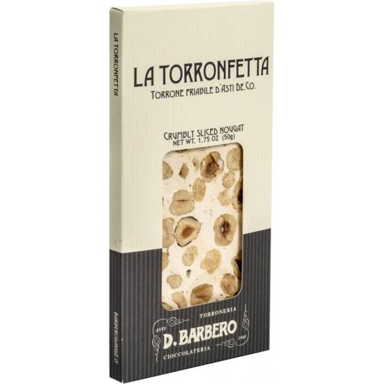 D. Barbero - Torrone La Torronfetta singola con Nocciole 50 gr.