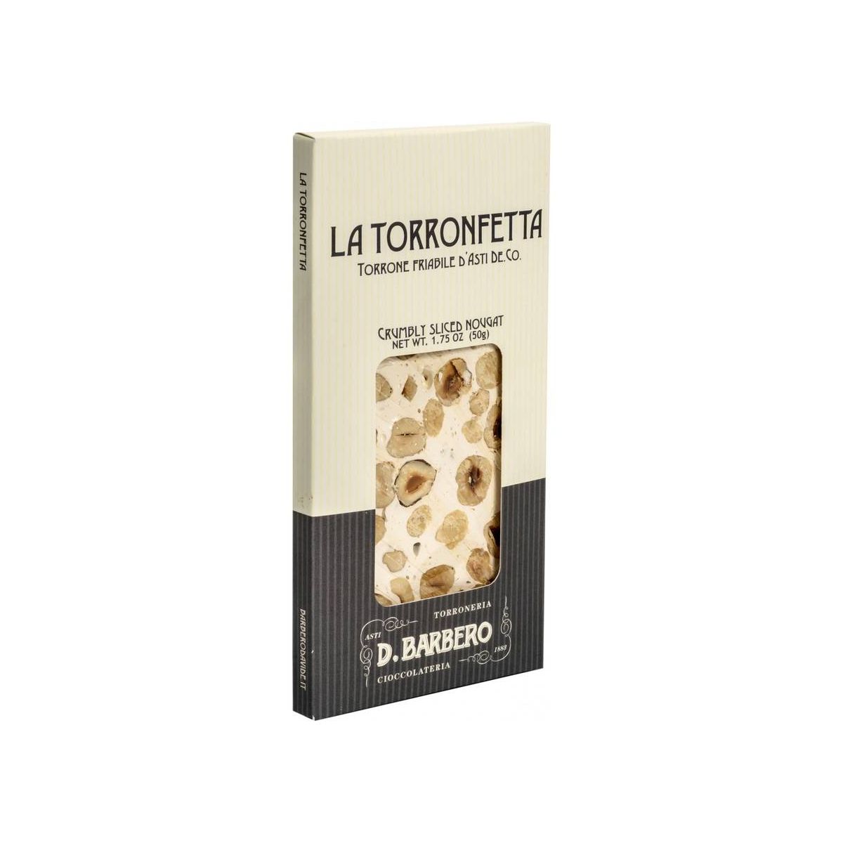 D. Barbero - Torrone La Torronfetta singola con Nocciole 50 gr.