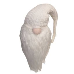 Pupazzo Natalizio Gnomo Bianco con Luce 27X27X104CM