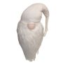 Pupazzo Natalizio Gnomo Bianco con Luce 27X27X104CM