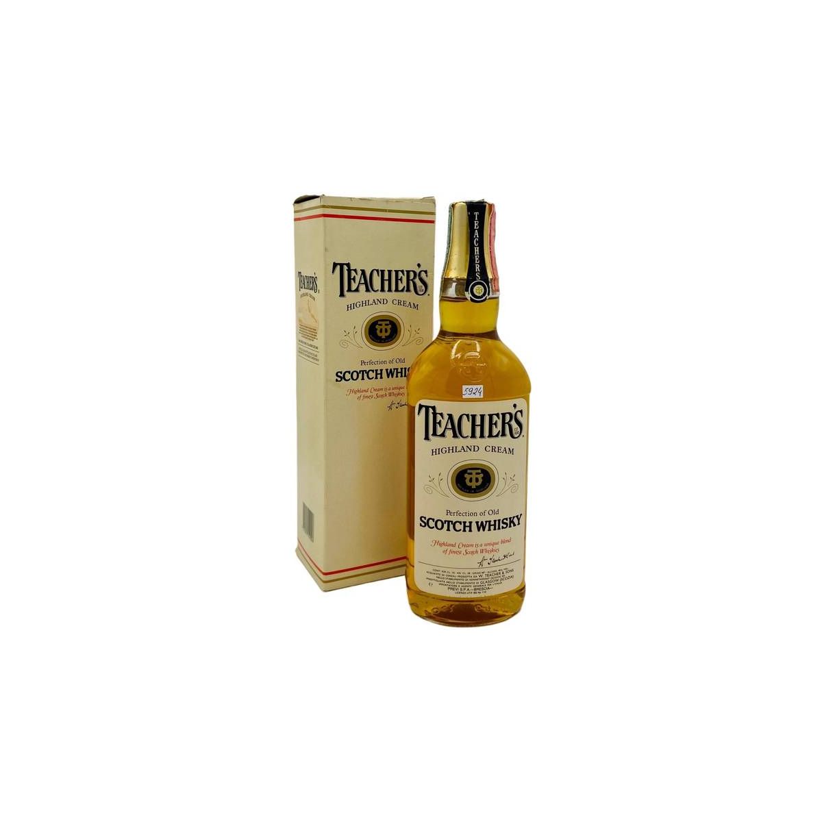 Vintage Bottle Teacher's Highland Cream Scotch Whisky 0,70 lt. + Box - COD. 5924