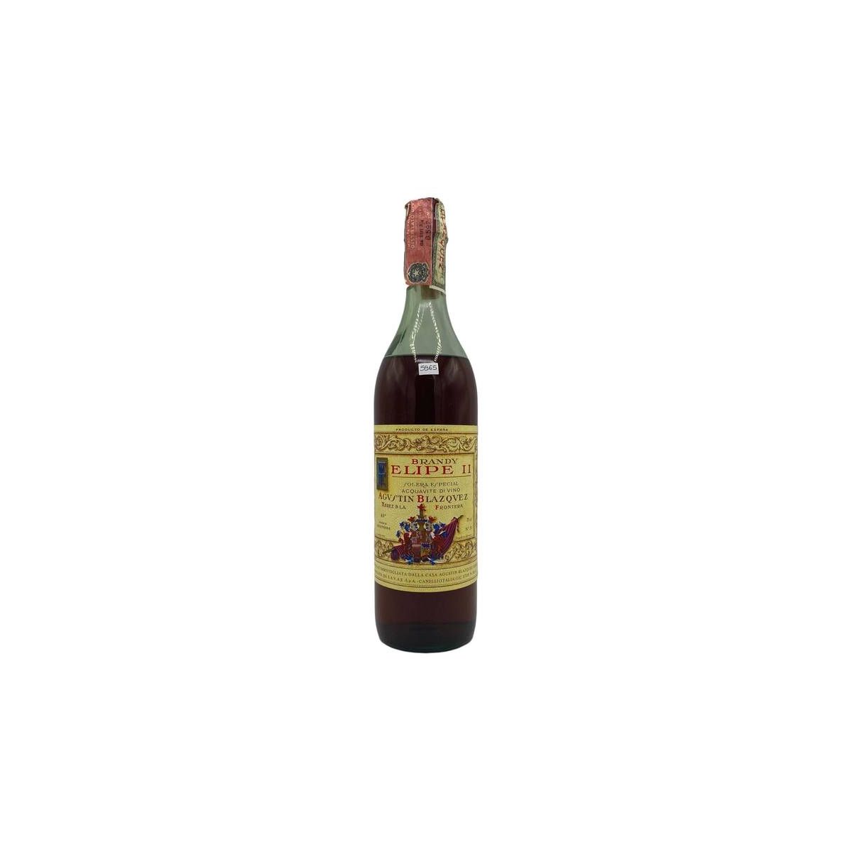 Vintage Bottle - Agustin Blazquez Brandy Felipe II 0,75 lt. - COD. 5965