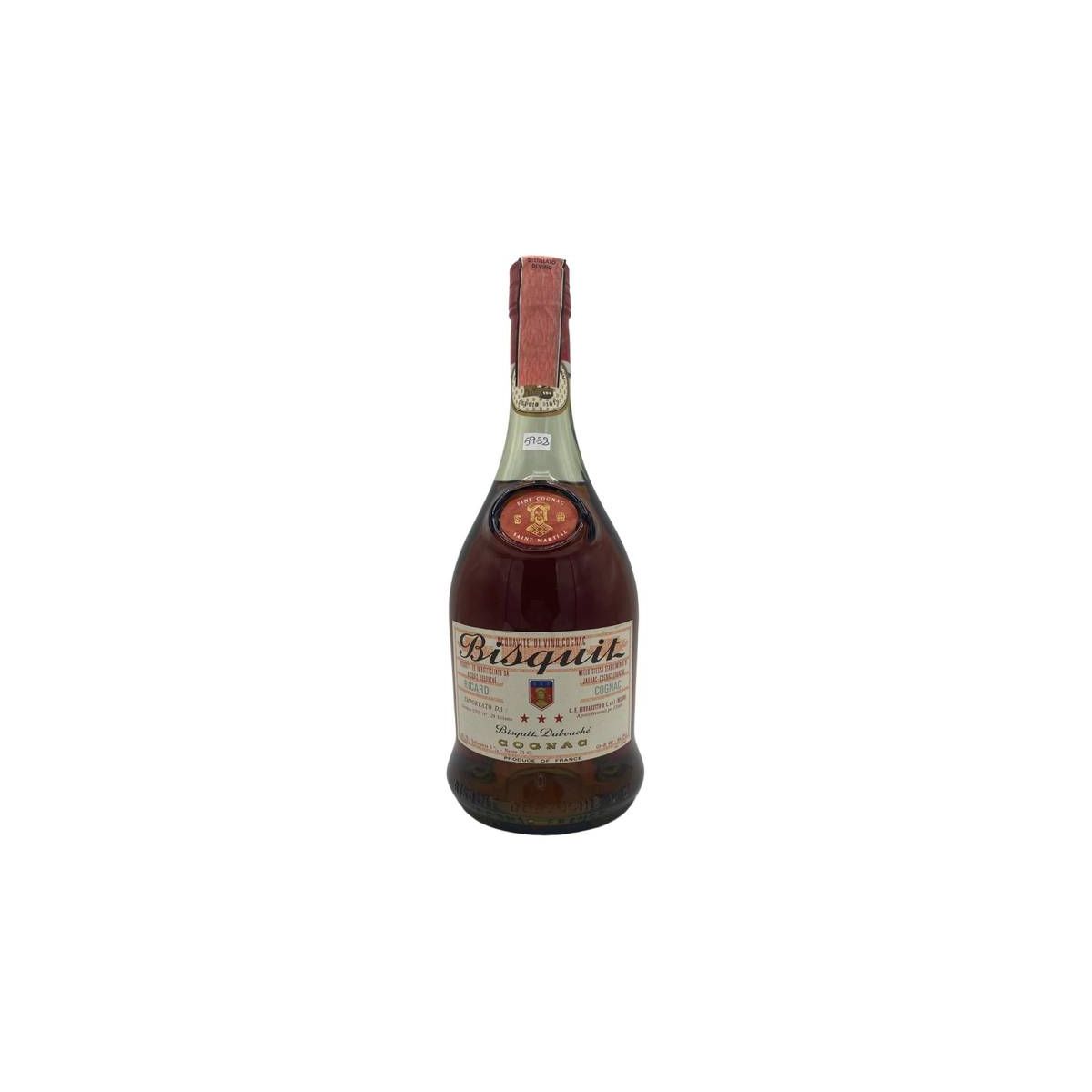 Vintage Bottle - Bisquit Dubouché & Co. Cognac Bisquit's 3 Star 0,75 lt. - COD. 5988