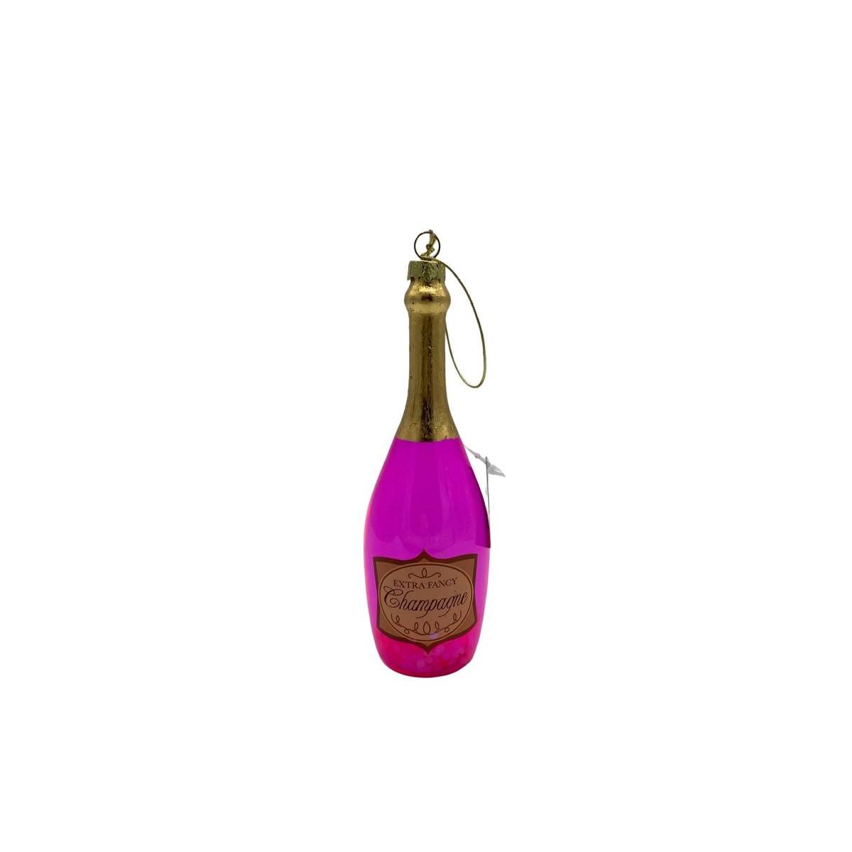 Werner Voss - Decorazione Natalizia per Albero di Natale Glass Pendant Champagne Pink 14x4.5 cm (1 pz.)
