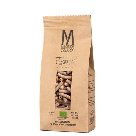 Mancini Pastificio Agricolo - Pasta di Semola di Grano Duro Grani Turanici Sedani 20 Righe 500 gr.
