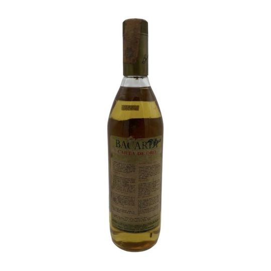 Vintage Bottle - Bacardi Rum Superior Carta de Oro IMPORTED Wax & Vitale Import 0,75 lt. - COD. 6278