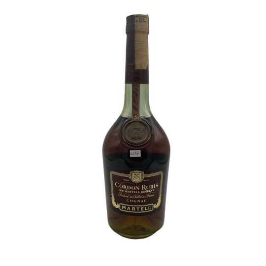 Vintage Bottle - Martell Cognac Cordon Rubis J&F Martell Reserve 0,70 lt. Wax & Vitale import - COD. 6287