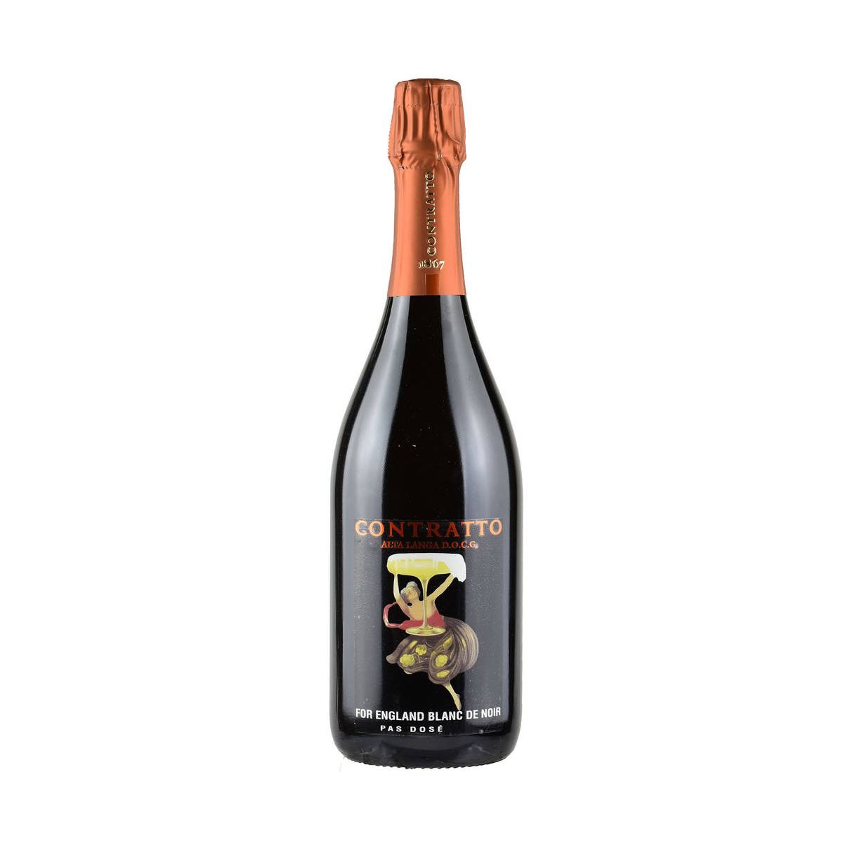 Contratto - Altalanga DOCG For England Blanc de Noirs 2019 Pas Dosè 1,5 lt. MAGNUM