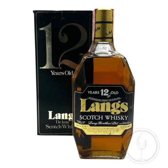Lang Brothers - Scotch Whisky Langs 12 y 0,75 lt. + Box Gnudi Import - COD. 6392