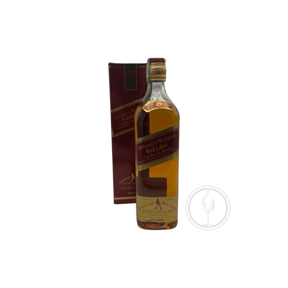Johnnie Walker - Blended Scotch Whisky Red Label 0,70 lt. + Box (old version)