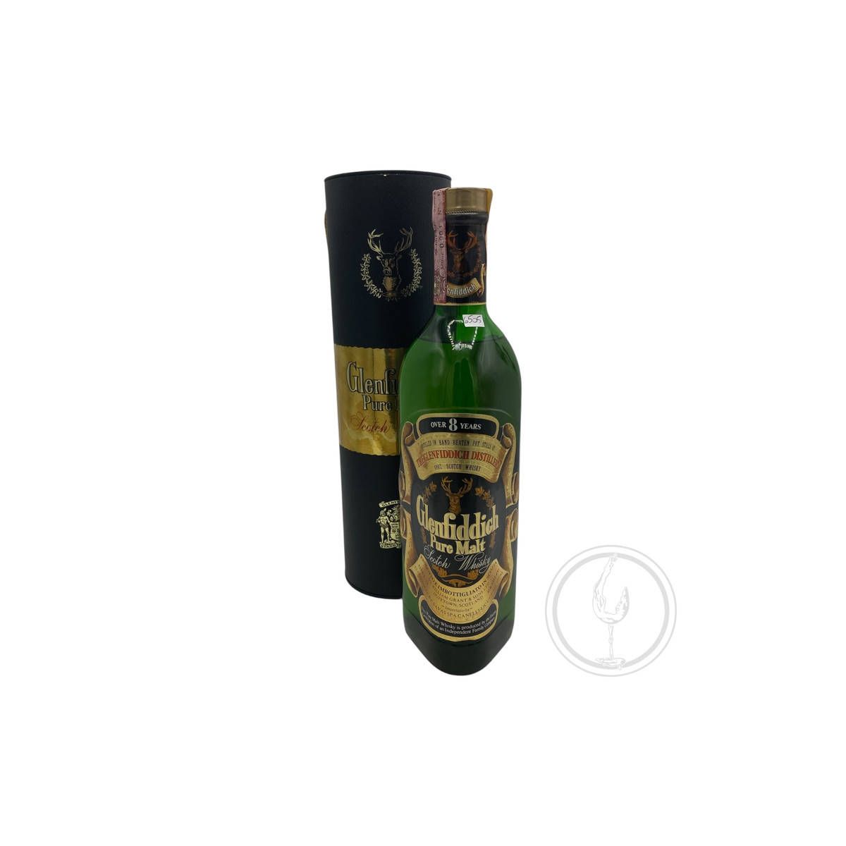 Glenfiddich - Pure Malt Scotch Whisky over 8 y 0,75 lt. + Box (old version) F.lli Gancia Import. - COD. 6505