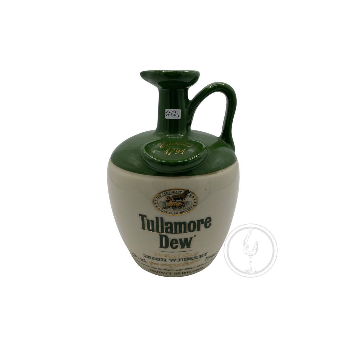 Vintage Bottle - Tullamore Dew Finest Old Irish Whiskey Ceramic 0,70 lt. - COD. 6523