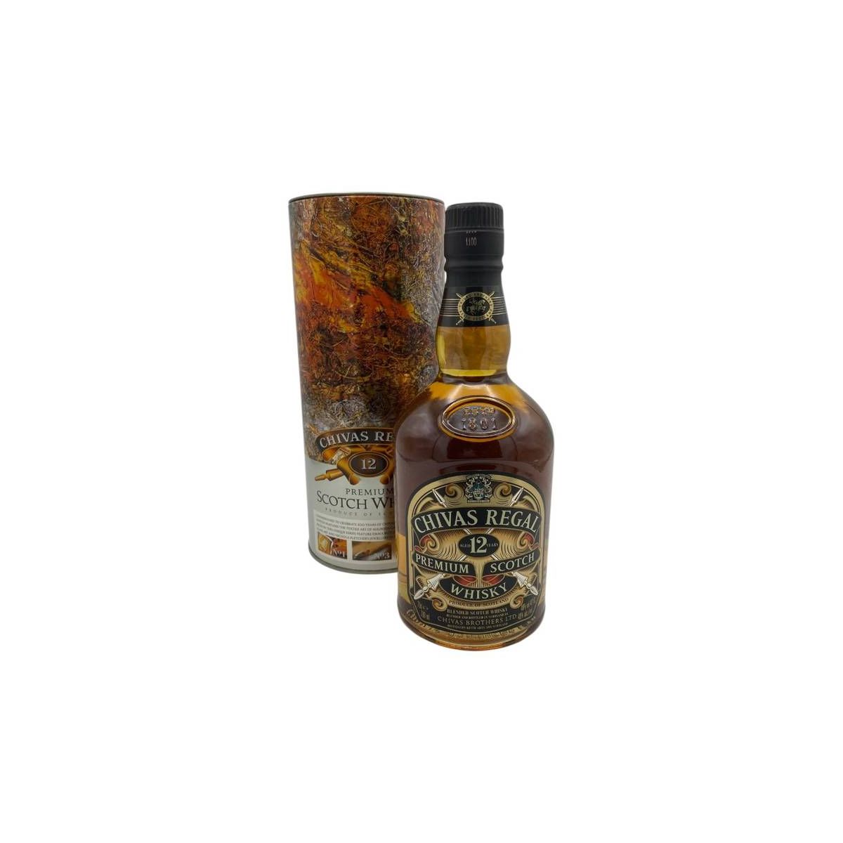 Chivas Brothers Ltd. - Chivas Regal Blended Scotch Whisky 12 y 0,70 lt. + Box in latta