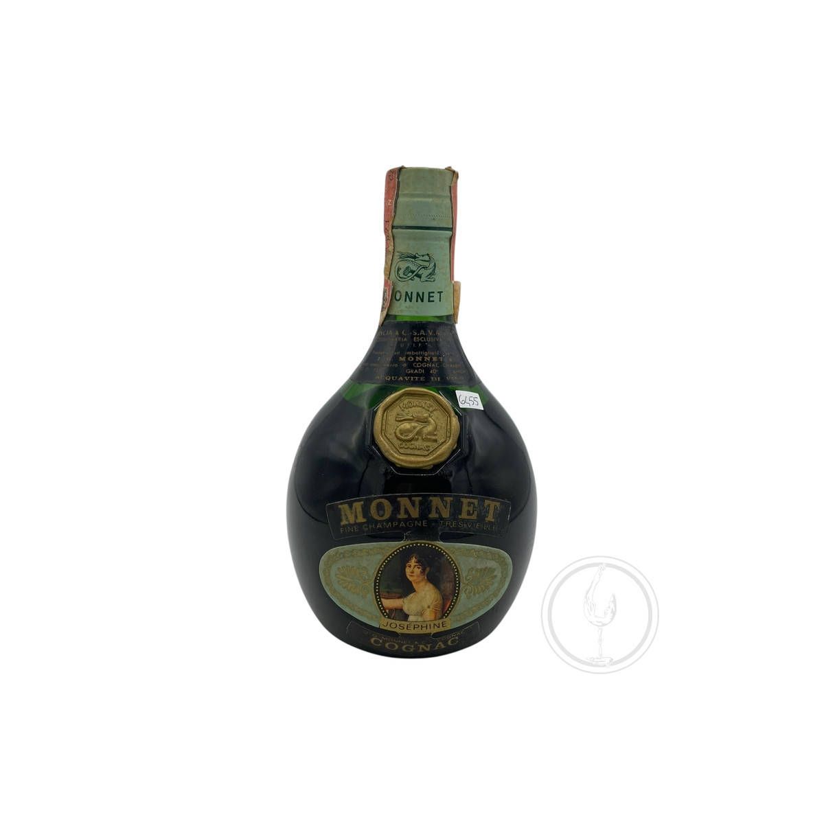 Vintage Bottle - J.G. Monnet & C. Cognac Fine Champagne Tres Vieille Joséphine 0,75 lt. - COD. 6455