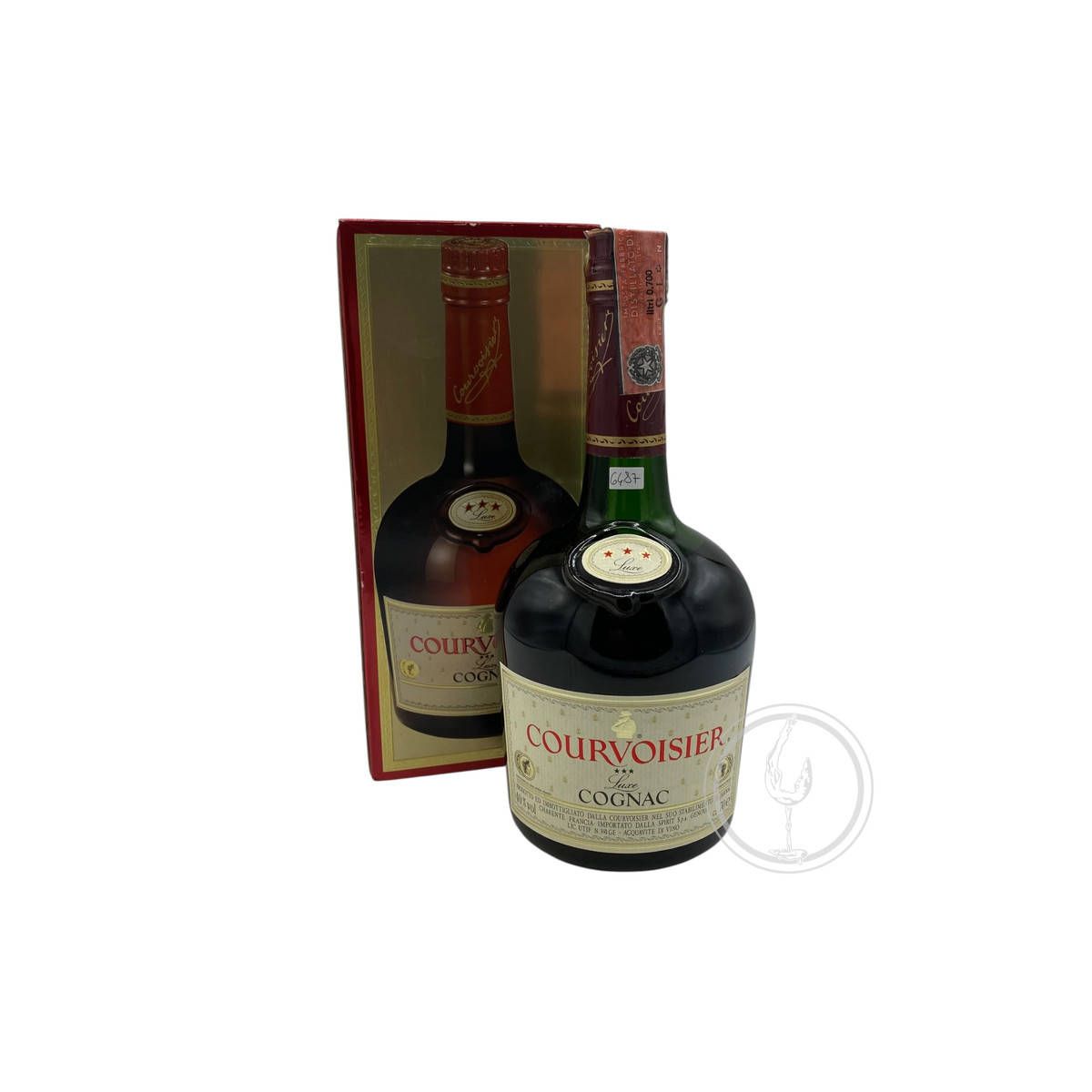 Vintage Bottle - Courvoisier Cognac Luxe 3 star 0,70 lt. + Box Spirit spa import - COD. 6487