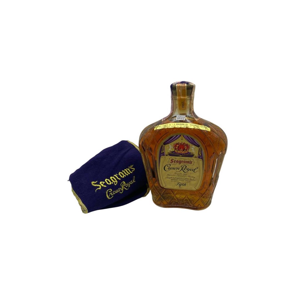 Joseph E. Seagram & Sons - Blended Canadian Whisky Crown Royal 1965 0,75 lt. - COD. 6655