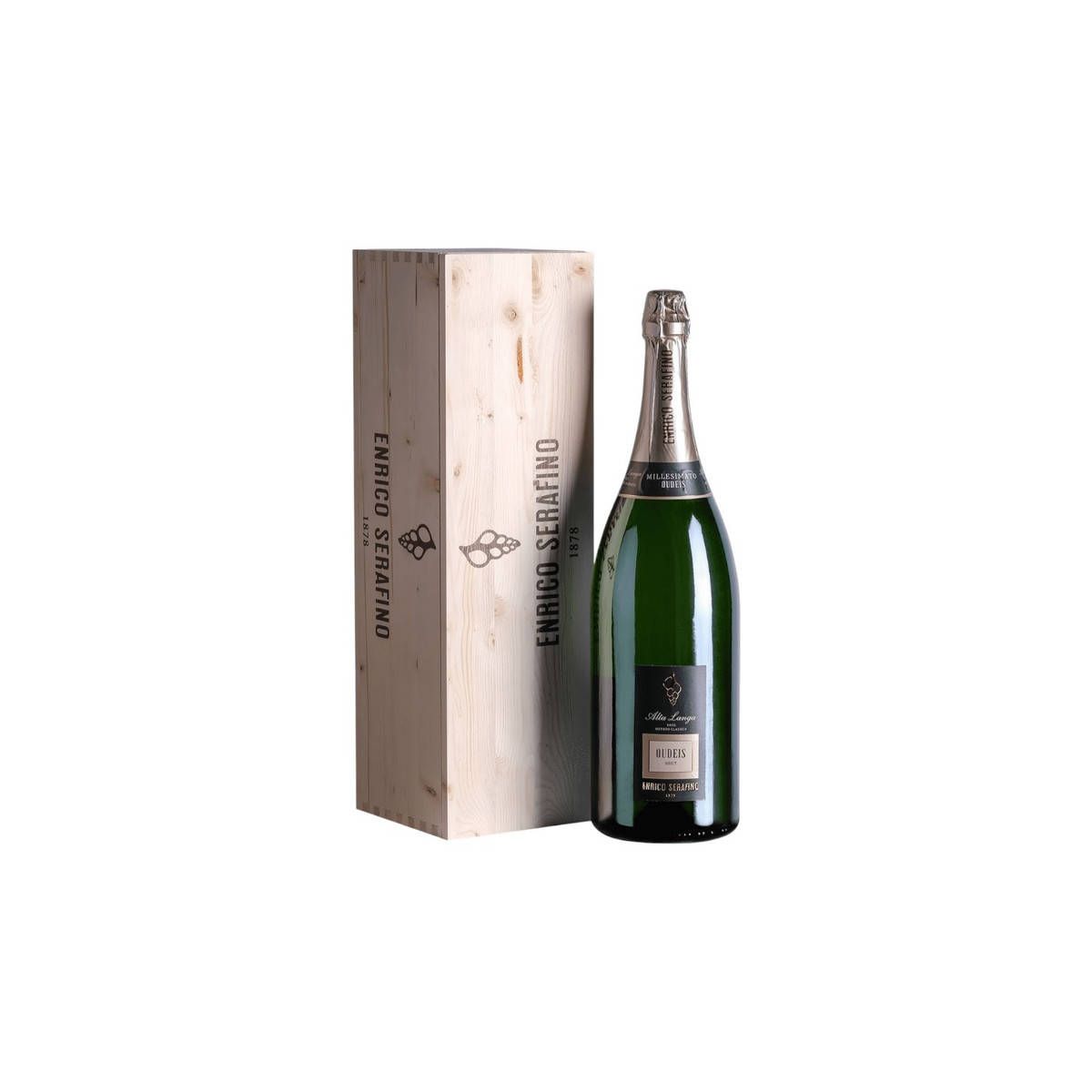 Enrico Serafino - Altalanga DOCG Oudeis Brut 2020 3 lt. JEROBOAM + Box Legno