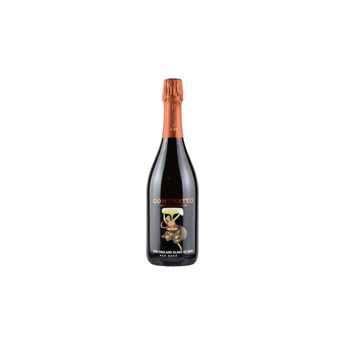 Contratto - Altalanga DOCG For England Blanc de Noirs 2021 Pas Dosè 0,75 lt.