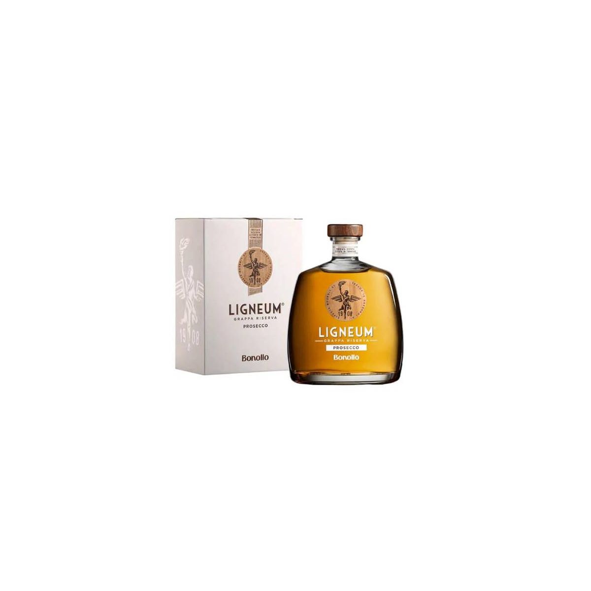 Distillerie Bonollo - Grappa Riserva di Prosecco Ligneum 0,70 lt. + Box