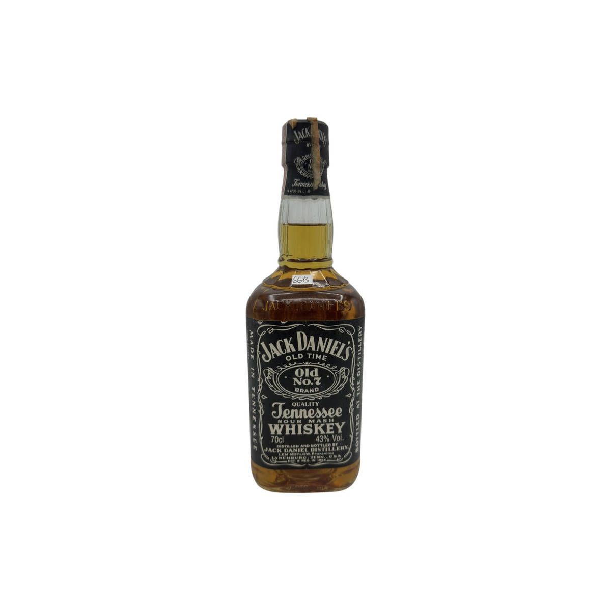 Jack Daniel's - Jack Daniel's Tennessee Sour Mash Whisky 0,70 lt. Bottom Code 95 (old version) - COD. 6613