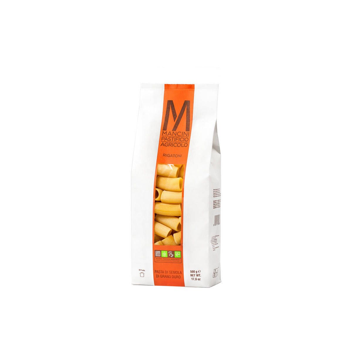 Mancini Pastificio Agricolo - Pasta di Semola di Grano Duro Rigatoni 500 gr.