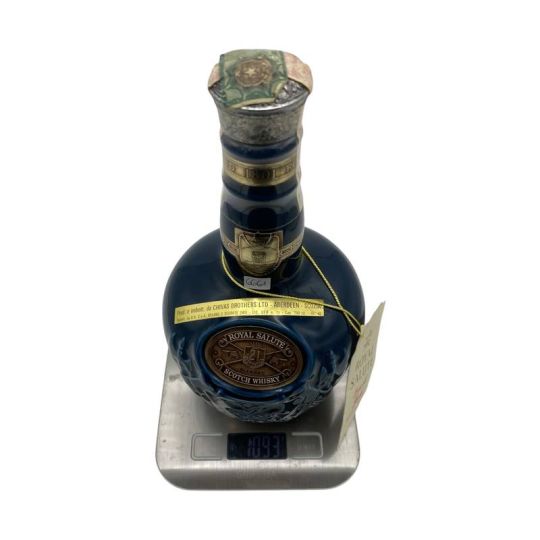 Vintage Bottle - Chivas Brothers Blended Scotch Whisky Royal Salute 21 Years Old Blue Bottle 0,70 lt. LOW LEVEL - COD. 6661