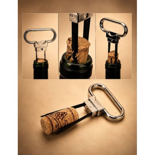 Cavatappi Apribottiglie Lamellare a Strappo con Lamelle