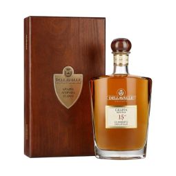 Distilleria Dellavalle - Grappa Riserva Affinata 15 Anni in Botti di Rovere 0,70 lt. + Box Legno