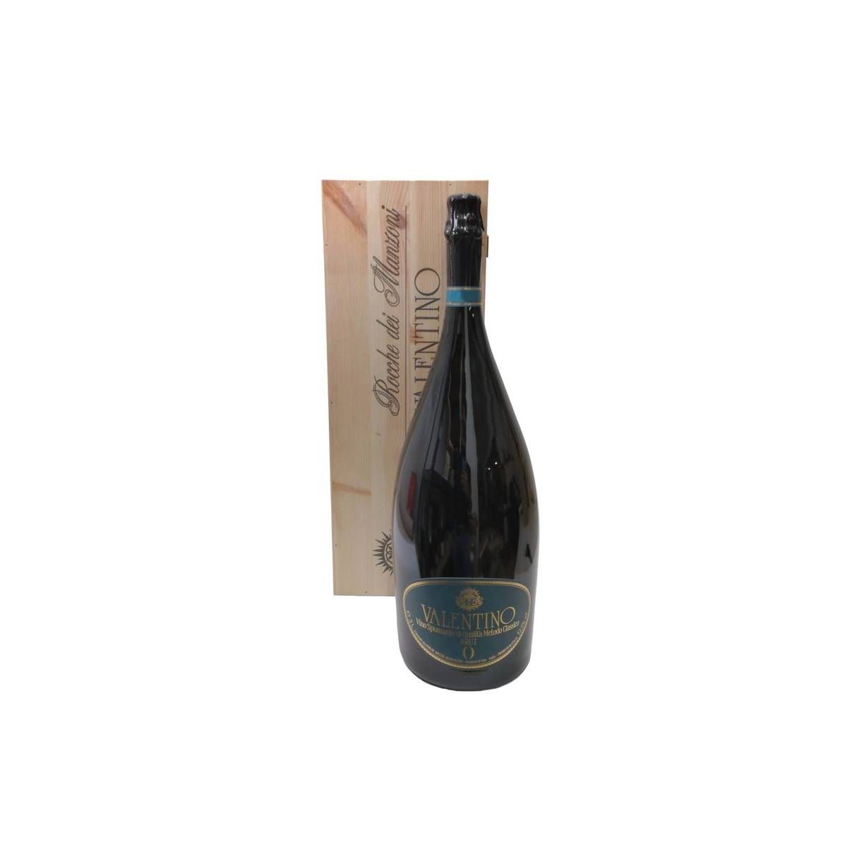 Podere Rocche dei Manzoni - Metodo Classico Valentino Brut Zero 2010 3 lt. JEROBOAM + Box Legno