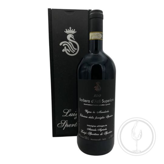 Luigi Spertino - Barbera d'Asti Superiore DOCG Vigna La Mandorla Ed. della Famiglia Spertino Etichetta Nera 2019 1,5 lt. MAGNUM + Box