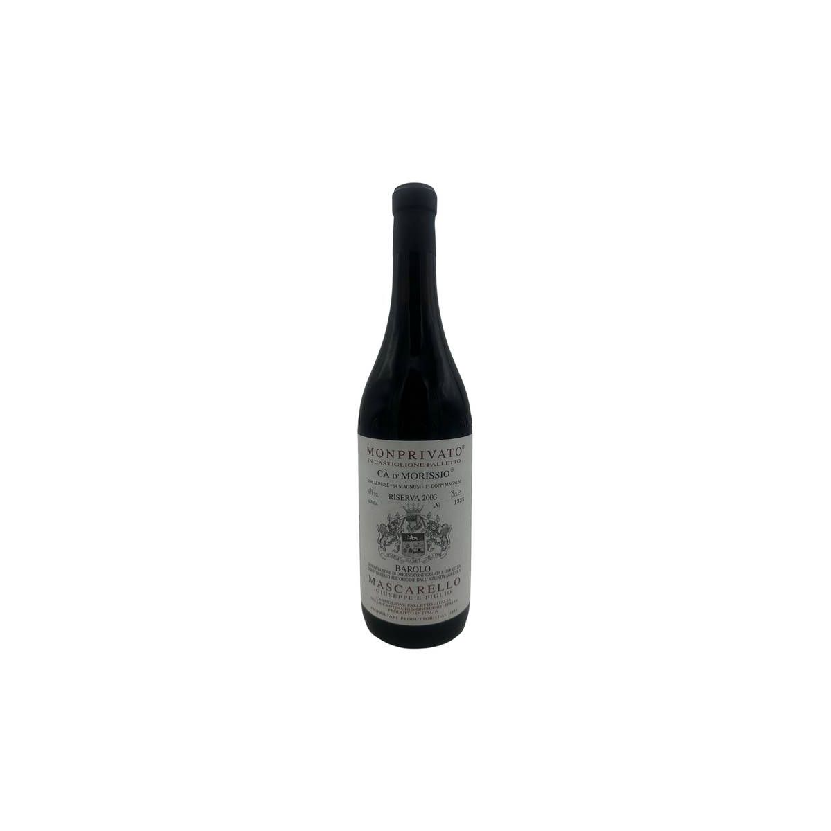 Mascarello Giuseppe e Figlio - Barolo Riserva DOCG Cà d' Morissio 2003 0,75 lt.